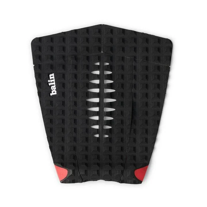 Pas Cher BALIN - Wide Ride Traction Pad Surf - Black / Red