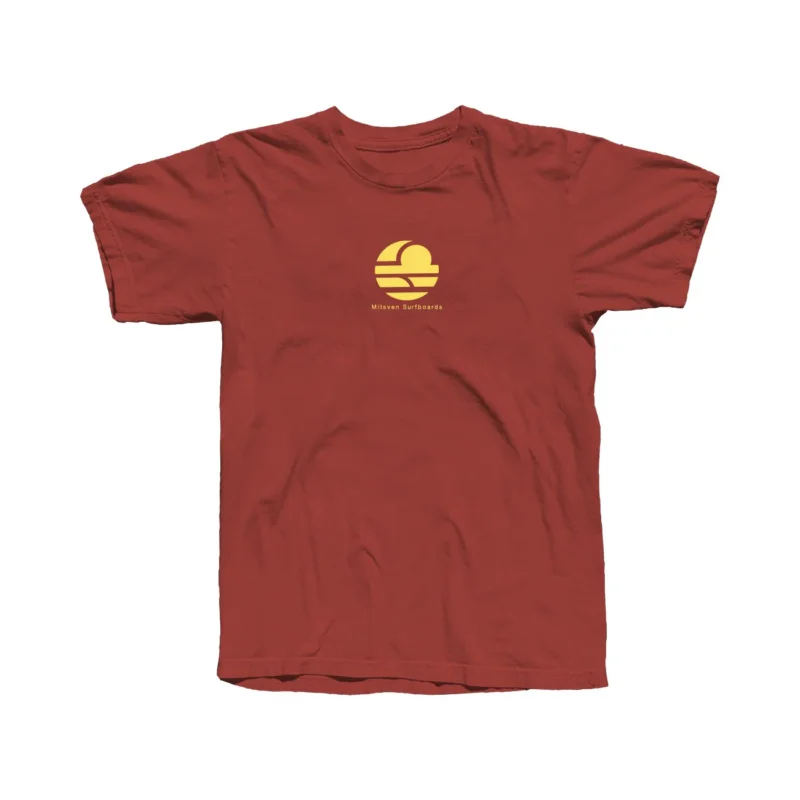 MITSVEN Logo Tee - Red Prix Choc
