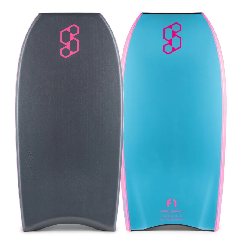 Science Bodyboard - Thunder XL 3x Stringers PP - Gun Metal Grey / Aqua Dernier Modèle