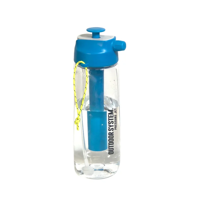 Expédition Rapide Outdoor System - Gourde Multifonctions - Pressure Jet 700ML - Blue