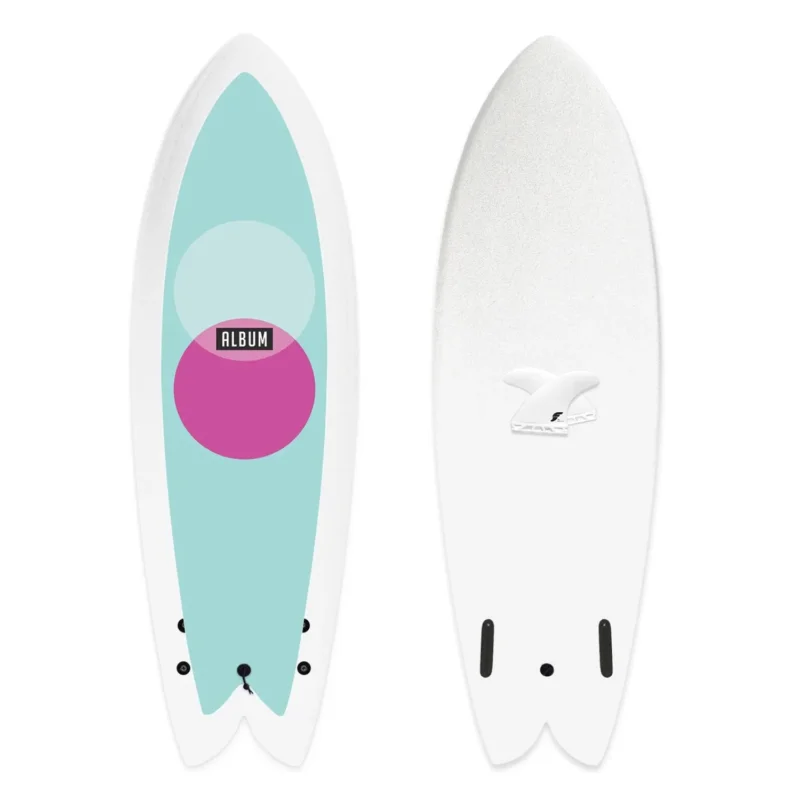 ALBUM Surfboards - Presto Fish 5‘7 Soft Top - B-Stock - Seafoam Dernier Modèle