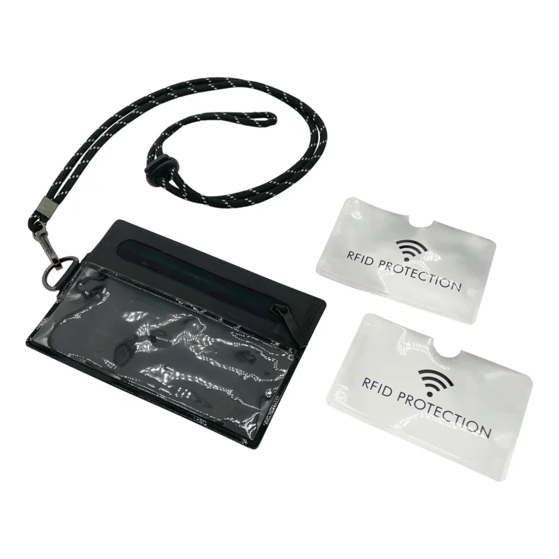 OUTDOOR SYSTEM - Pochette water-resistant translucide pour Cartes et Clés Certifié