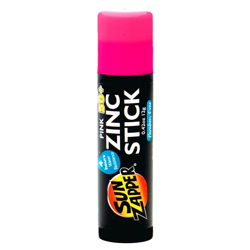 Vente Directe SUN ZAPPER - Zinc Stick - Rose - SPF 30+