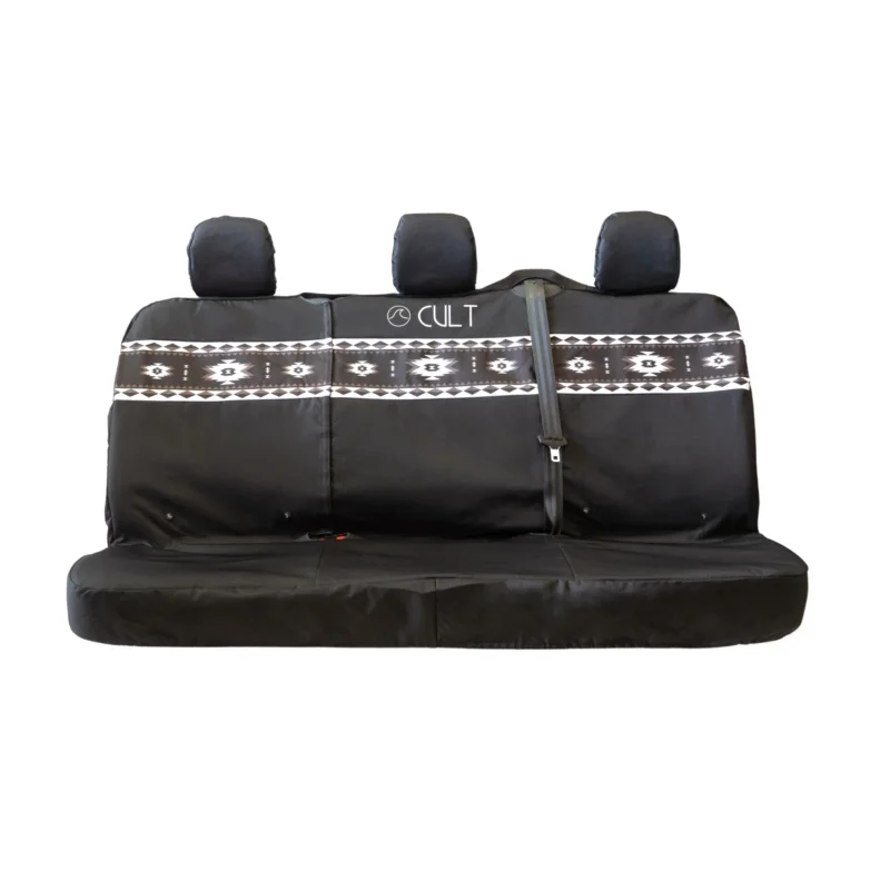CULT - Housse protection banquette arrière van - Triple - Aztec Black Produit De Marque