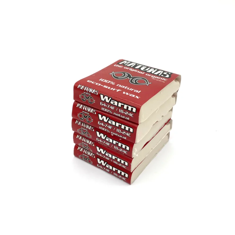 Matunas Surf Wax - WARM - x5 PACK Vente Flash