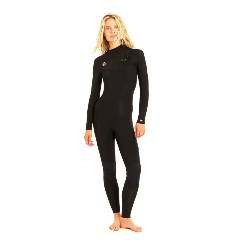 SISSTR - 7SEAS Combinaison Femme 3/2mm - Solid Black Remise