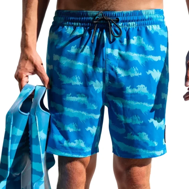 DA FIN - Boardshort - Camo Blue Affaire À Saisir