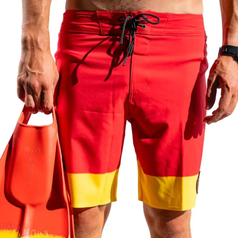 DA FIN - Boardshort - Red / Yellow Paiement Sécurisé