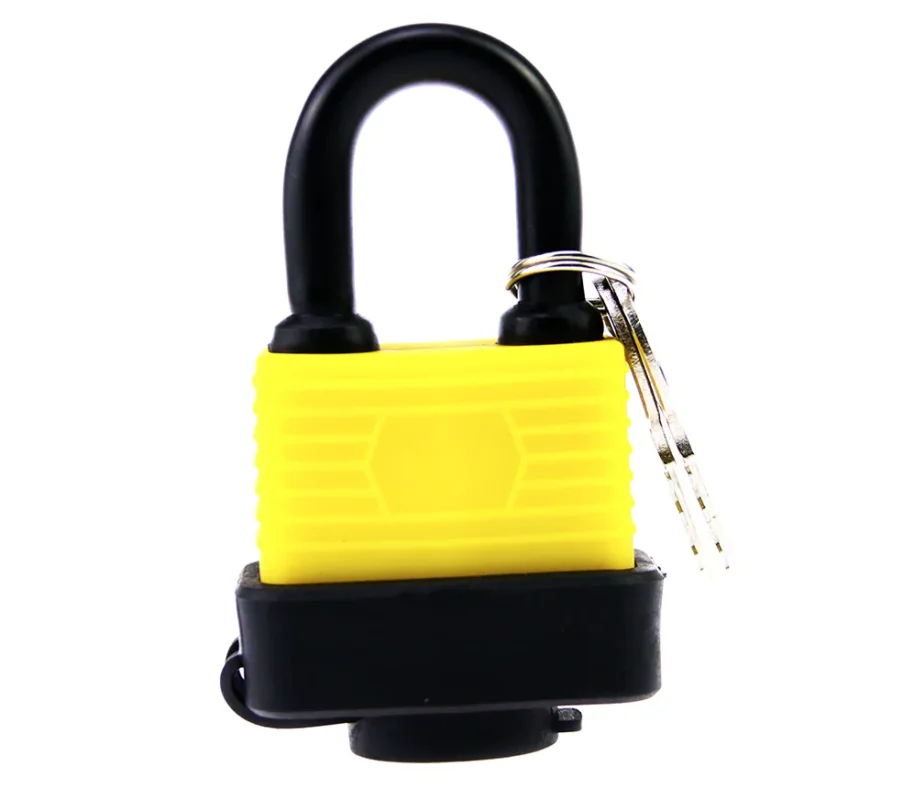 Waterproof padlock - Yellow Expédition Rapide