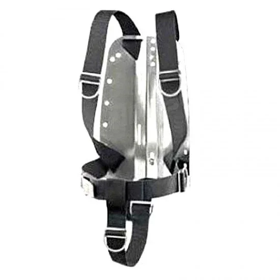 Divemarine Stainless Steel Backplate with Complete Harness Vente Directe