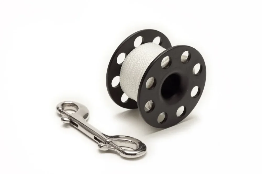 Meilleur Prix Divemarine Black Delrin Finger Reel 15 meters