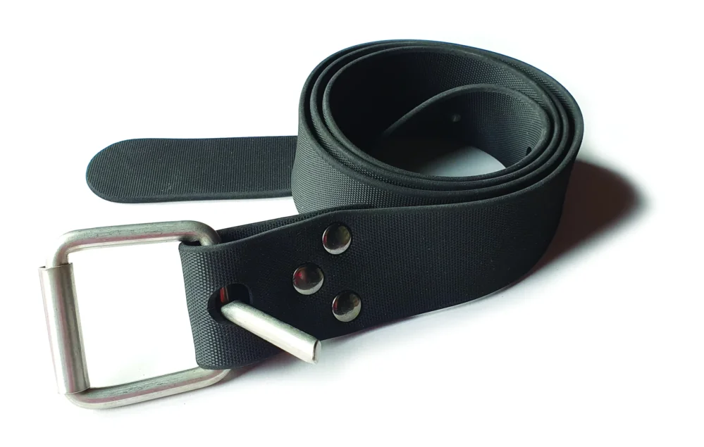 Divemarine Black Rubber Marseilleise Belt Solde