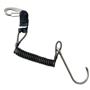 Divemarine Single Inox Reef Hook with Inox Spiral Produit De Marque