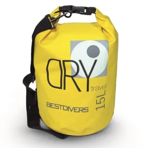 Best Divers PVC Dry Bag 15 L - Yellow Acheter En Ligne