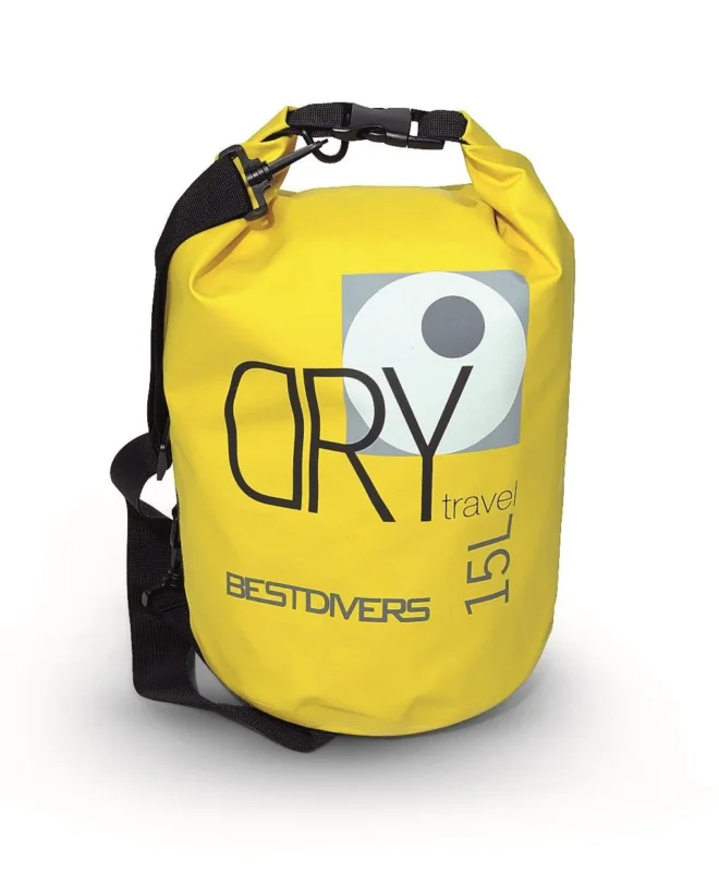 Best Divers PVC Dry Bag 15 L - Yellow Acheter En Ligne