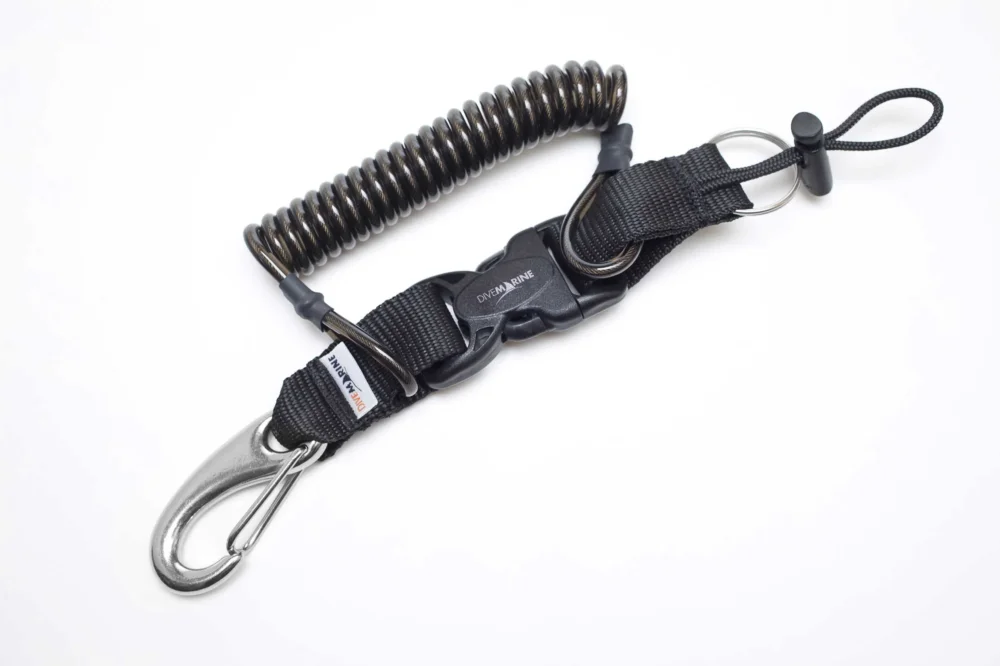 Prix Cassé Divemarine Stainless Steel Spiral Clip - Snap 70mm