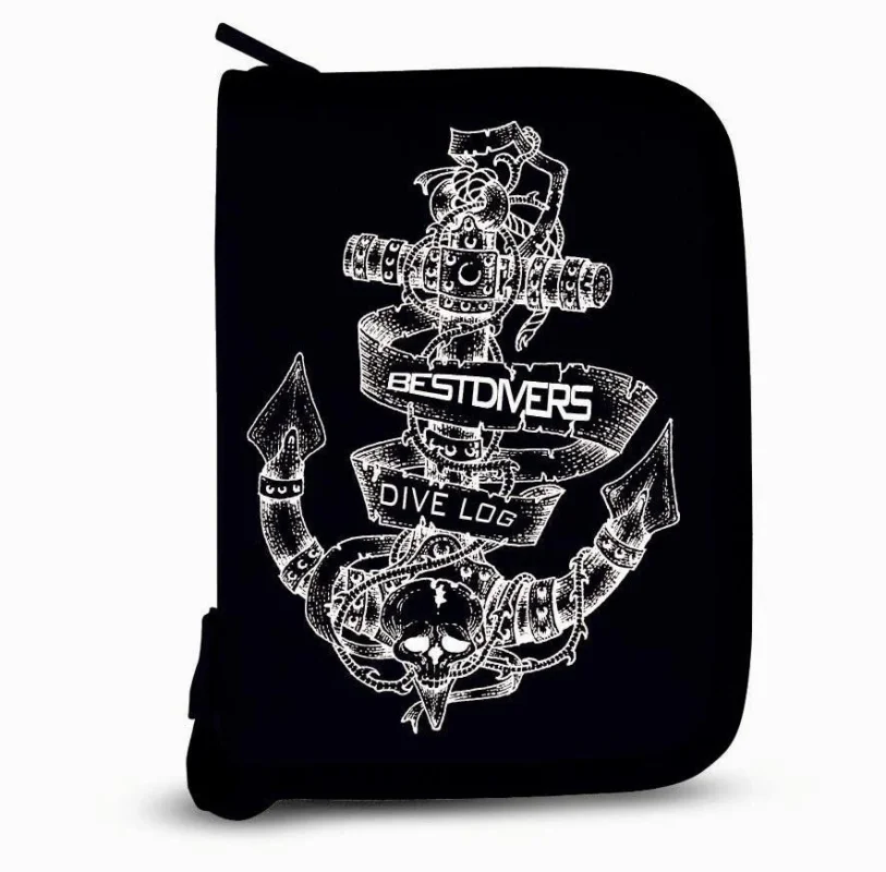 Super Prix Best Divers Dive Log Art - Anchor - 3 rings