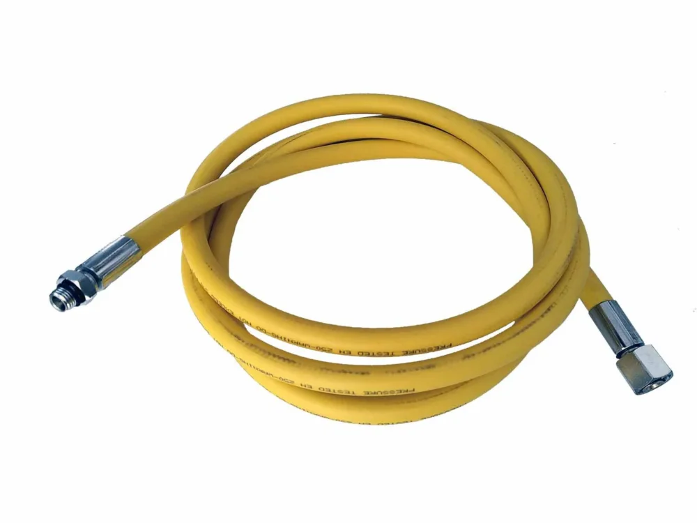 Paiement Sécurisé Divemarine Standard Regulator Hose Yellow 180cm