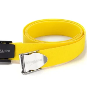 Divemarine Yellow Weight Belt Stainless Steel Buckle Réduction