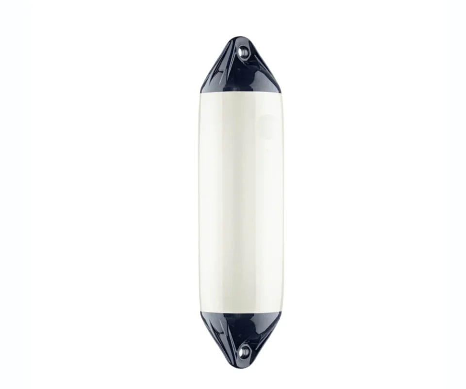 Offre Spéciale Polyform F1 Cylindrical Fender White/Blue 610mm Ø150mm