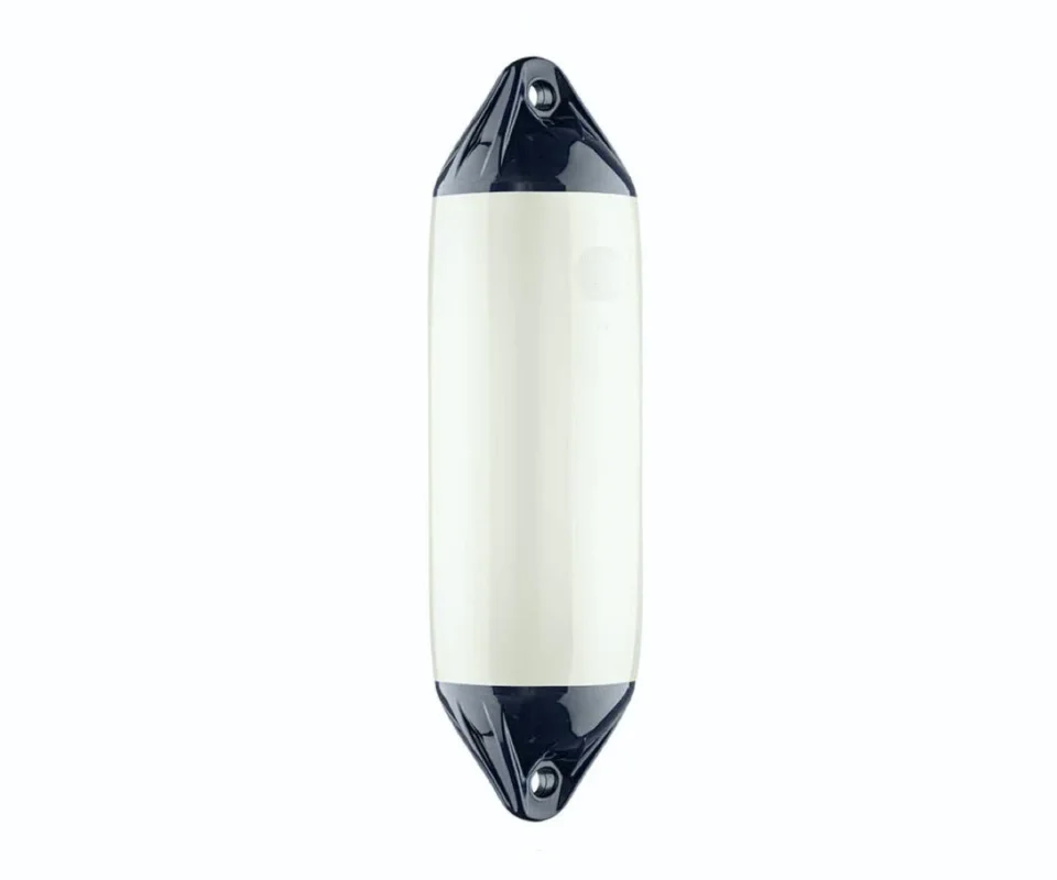 Authentique Polyform F3 Cylindrical Fender White/Blue 745mm Ø220mm