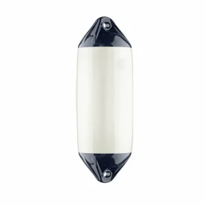 Offre Limitée Polyform F5 Cylindrical Fender White/Blue 775mm Ø290mm