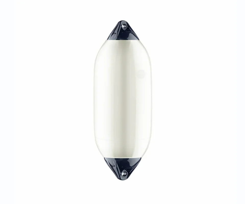 Polyform F7 Cylindrical Fender White/Blue 1020mm Ø375mm Offre Du Jour