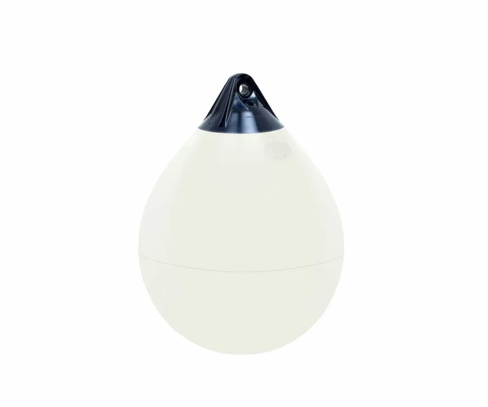 Polyform A1 Pear-Shaped Fender White/Blue 380mm Ø295mm Paiement Sécurisé