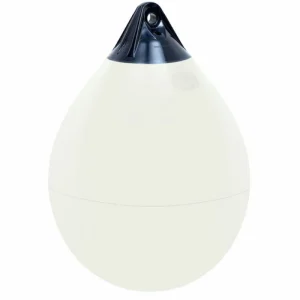 Vente Flash Polyform A5 Pear-Shaped Fender White/Blue 940mm Ø710mm