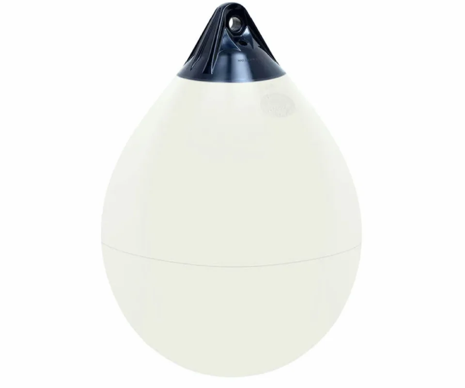 Vente Flash Polyform A5 Pear-Shaped Fender White/Blue 940mm Ø710mm