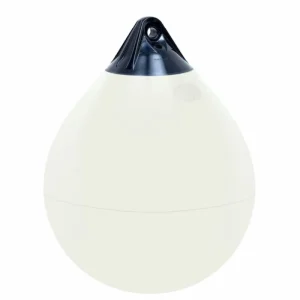 Polyform A6 Pear-Shaped Fender White/Blue 1120mm Ø850mm Dernière Chance