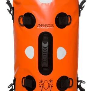 Top Vente Amphibious 2 Open Tube Orange 30 lt – Dry Bag Double Opening for Quick Access