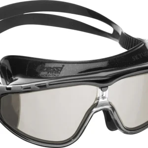 Top Vente Cressi Skylight Swim Goggles Black/Grey - Mirrored Lens