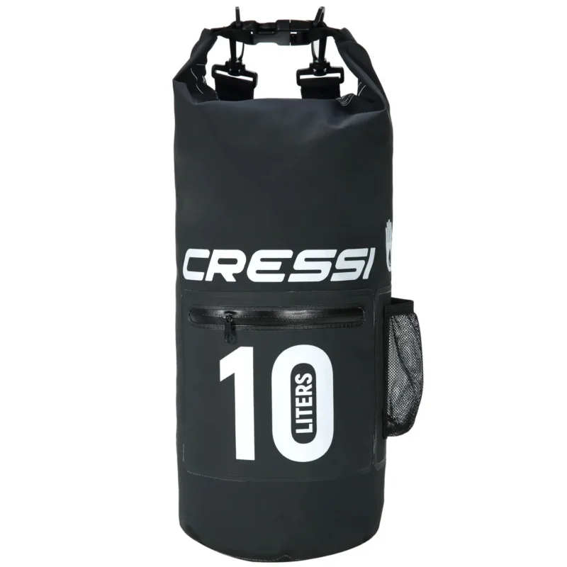 Cressi Dry Bag Black with Zip 10lt Achetez Aujourd'hui