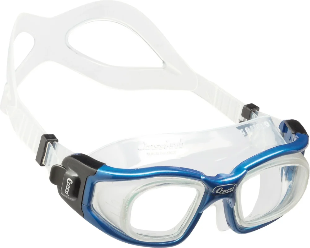 Achat Immédiat Cressi Galileo Swim Goggles - Blue Metal