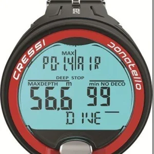 Cressi Donatello Black/Red Livraison Express