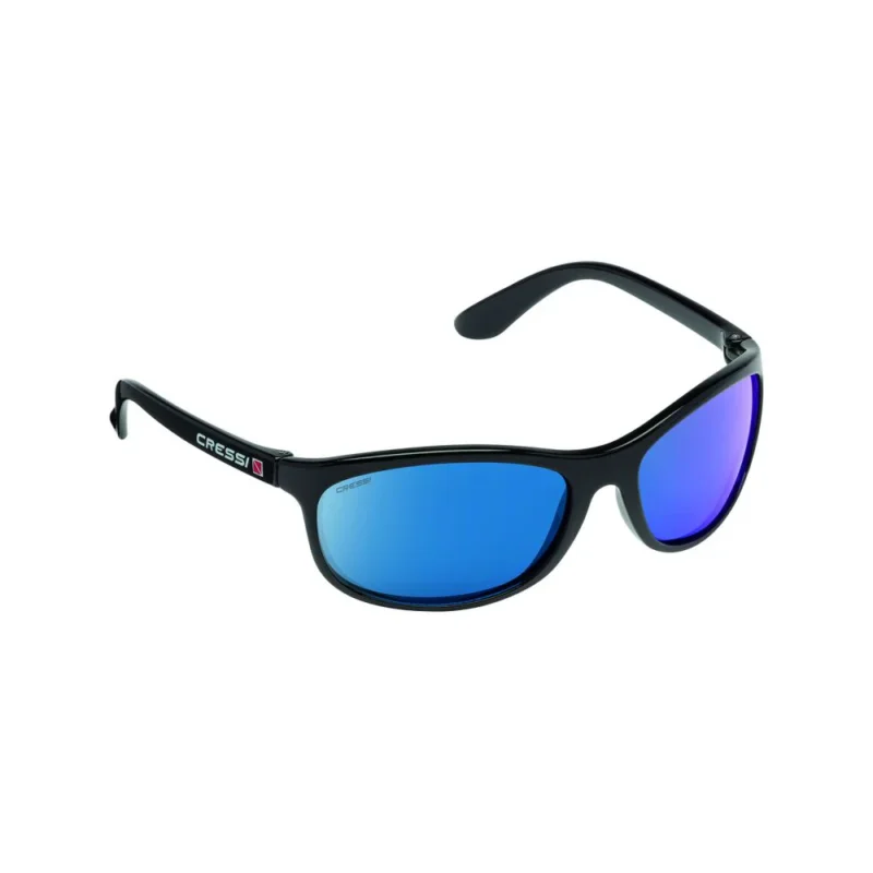Populaire Cressi Rocker Floating Black - Mirrored Lens Blue
