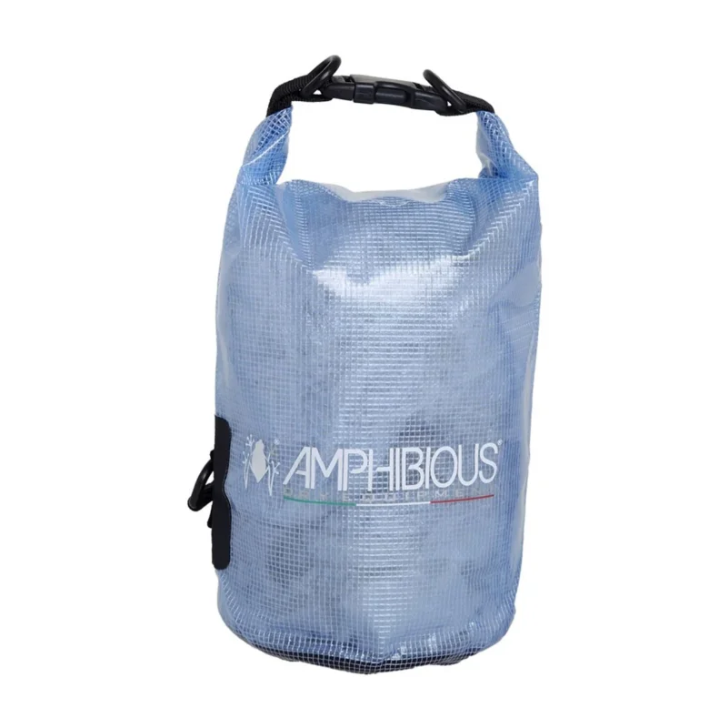 Amphibious Transparent Dry Tube 20 lt Blue – PVC HD+ Fully Transparent Dry Bag Nouvel Arrivage