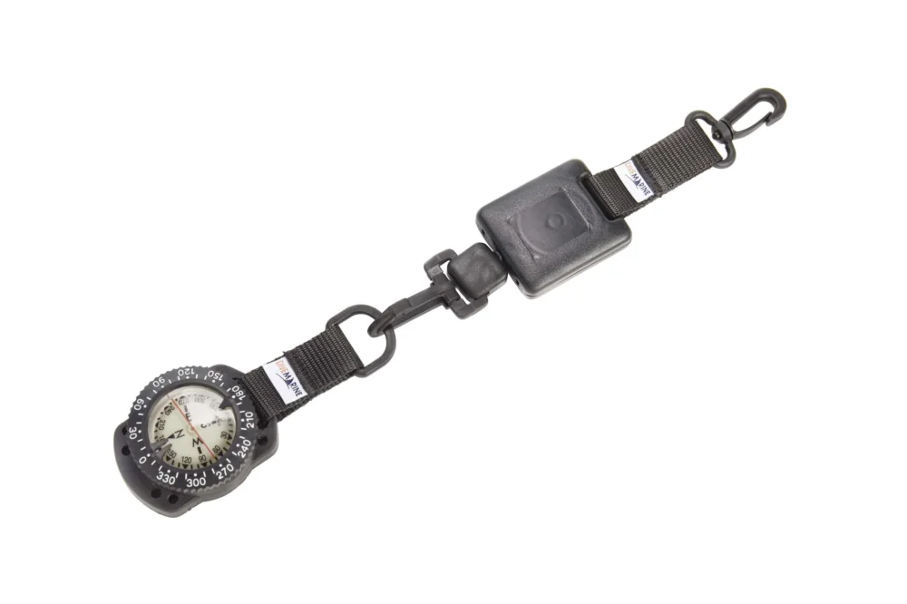 Retour Gratuit Divemarine Compass with Retractor