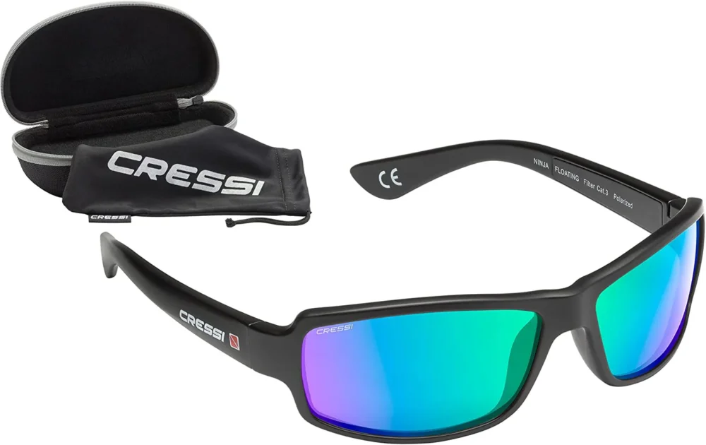 Cressi Ninja Floating Mirrored Lens Green Achat Immédiat