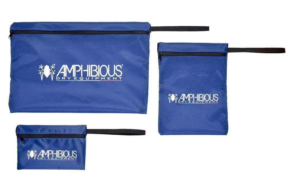 Amphibious X-Light Set Blue – 3 Waterproof Pouches Ultra-light TPU UL Solde