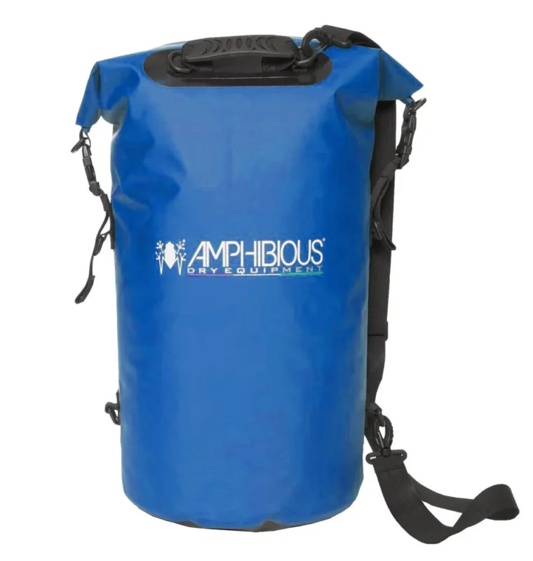 Satisfait Ou Remboursé Amphibious Tube 40 Blue – PVC HD Dry Bag 40 lt Side Closure