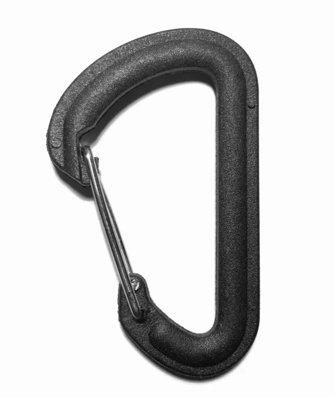 Divemarine Black Nylon Snap Hook, Fiber Glass reinforced, SS Lock Vente Directe