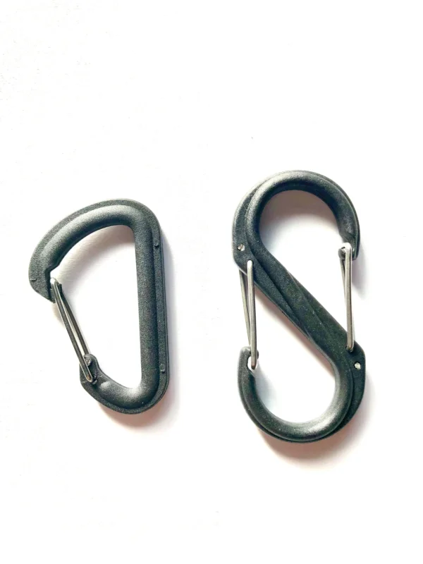 Divemarine Kit Black Nylon Snap Hooks, Fiber Glass reinforced, SS Lock Usine Directe