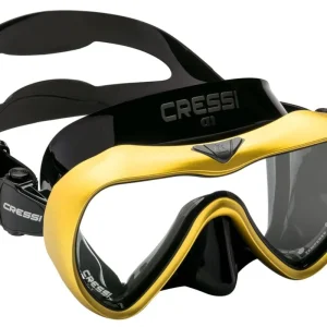 Produit De Marque Cressi A1 AntiFog Black/Yellow
