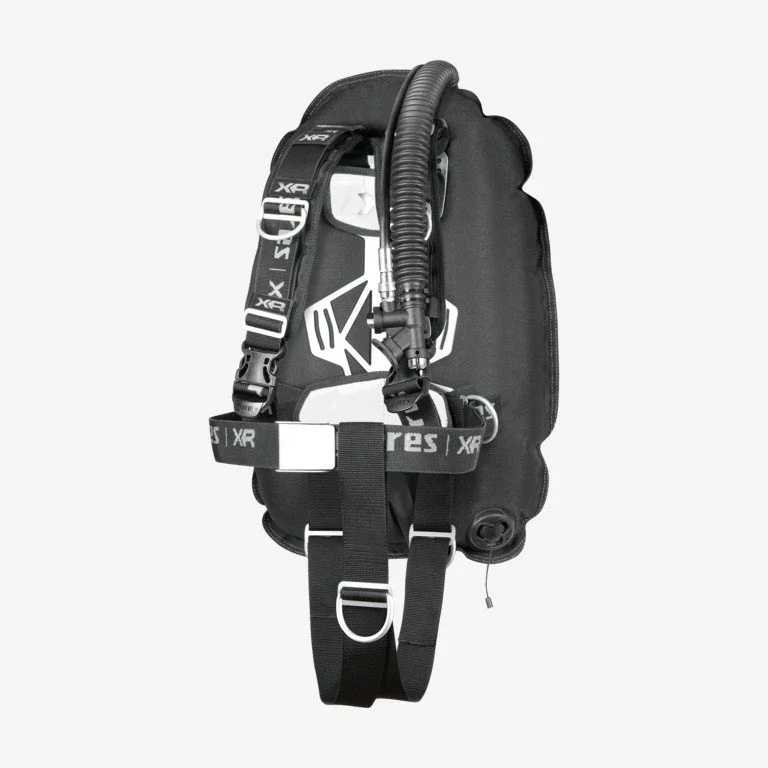 Mares XR Rec Trim Single Backmount Set White Expédition Rapide