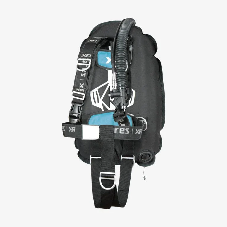 Offre Spéciale Mares XR Rec Trim Single Backmount Set Aqua
