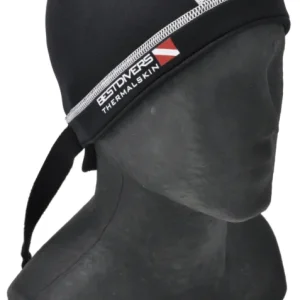 Best Divers Bandana Neoprene Black/White 3mm S/M Jusqu'à Épuisement Des Stocks