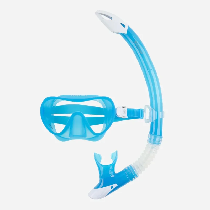 Must-Have Aqualung NABUL Snorkeling Combo mask + snorkel Blue White