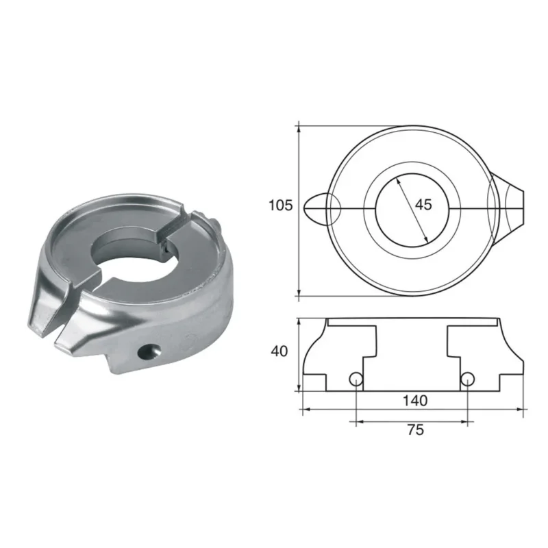 Anodes for Volvo-Penta engines 3888305 Zinc Offre Spéciale